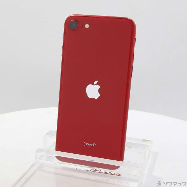 (中古)Apple iPhone SE 第2世代 256GB プロダクトレッド MXVV2J/A SIMフリー(344-ud) 携帯電話本体