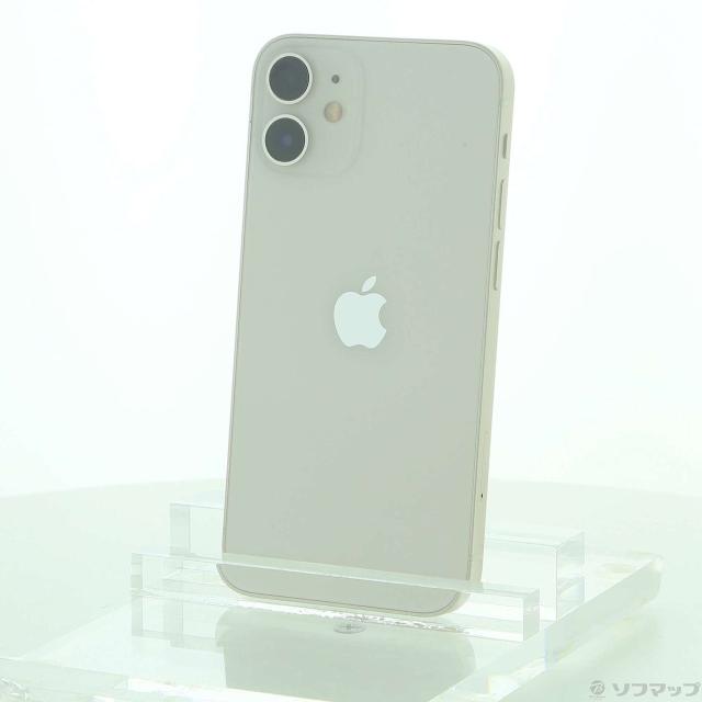 (中古)Apple iPhone12 mini 64GB ホワイト MGA63J/A SIMフリー(297-ud)