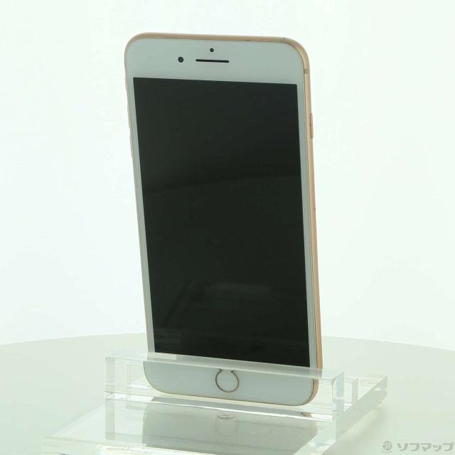 中古)Apple iPhone8 Plus 64GB ゴールド MQ9M2J/A SIMフリー(269-ud)