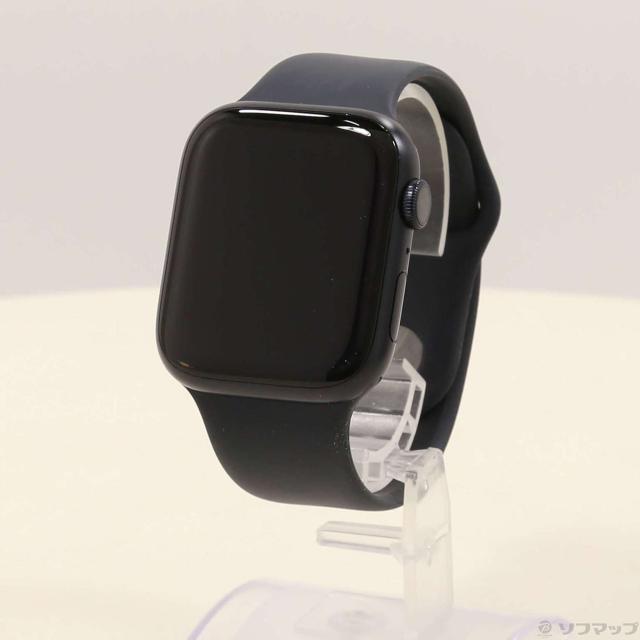 (中古)Apple Apple Watch Series 9 GPS 45mm ミッドナイトアルミニウムケース ミッドナイトスポーツバンド(262-ud)の通販は