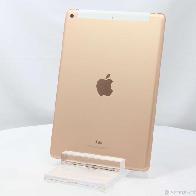 (中古)Apple iPad 第6世代 32GB ゴールド MRM02J/A docomoロック解除SIMフリー(258-ud)