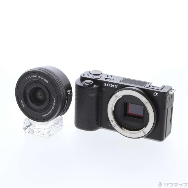 (中古)SONY VLOGCAM ZV-E10L パワーズームレンズキット ブラック(371-ud)の通販は