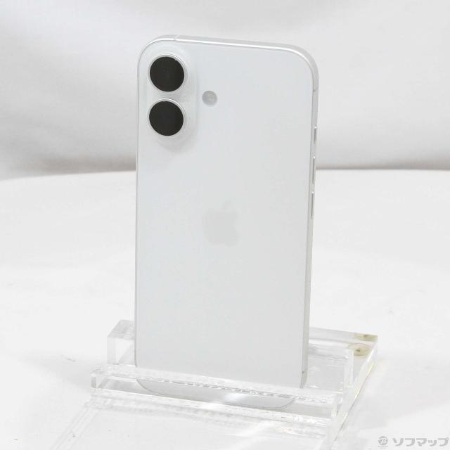 中古)Apple iPhone16 128GB ホワイト MYDR3J/A SIMフリー(262-ud)