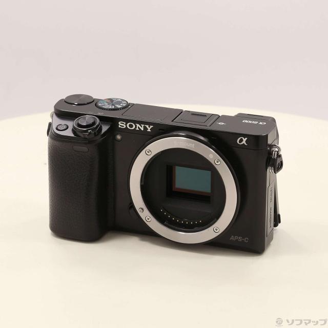 中古)SONY α6000 ボディ ブラック ILCE-6000(344-ud) デジタル一眼レフ 