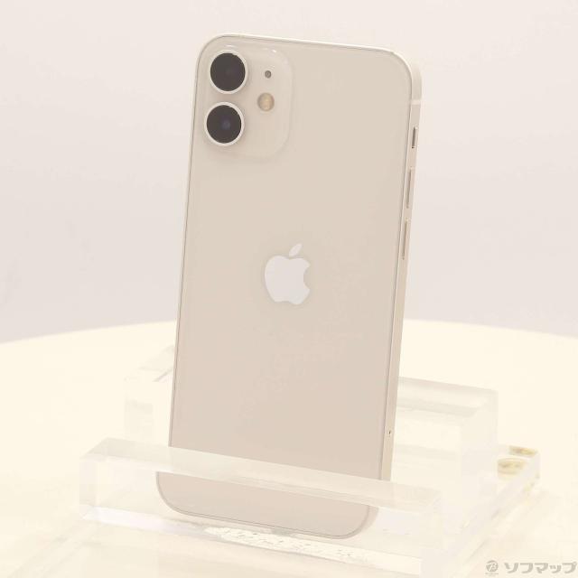 iPhone12mini 128GB ホワイト⭐︎未使用品⭐︎ 中古)Apple iPhone12 mini 128GB ホワイト MGDM3J/A SIMフリー(348-ud)