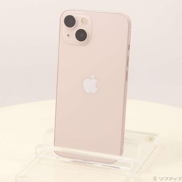中古)Apple iPhone13 128GB ピンク MLNE3J/A SIMフリー(368-ud)