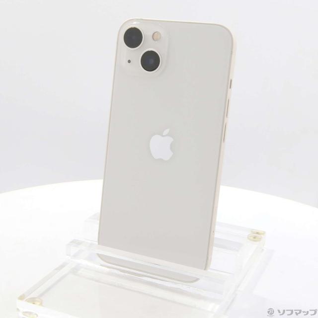 中古)Apple iPhone13 128GB スターライト MLND3J/A SIMフリー