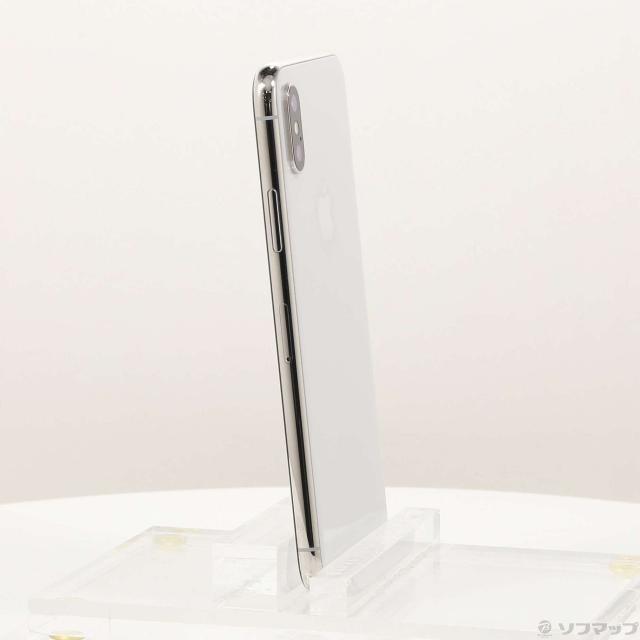 中古)Apple iPhoneX 256GB シルバー NQC22J/A SIMフリー(368-ud