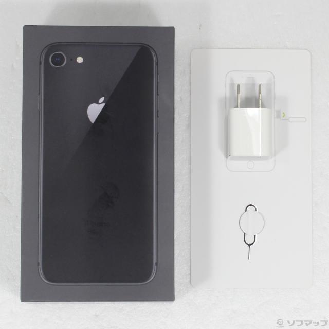 iPhone8 256GB SIMフリー スペースグレイ ブラック MQ842J/A ①