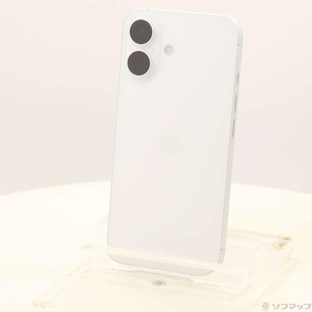 (中古)Apple iPhone16 128GB ホワイト MYDR3J/A SIMフリー(352-ud)の通販は 131,780円
