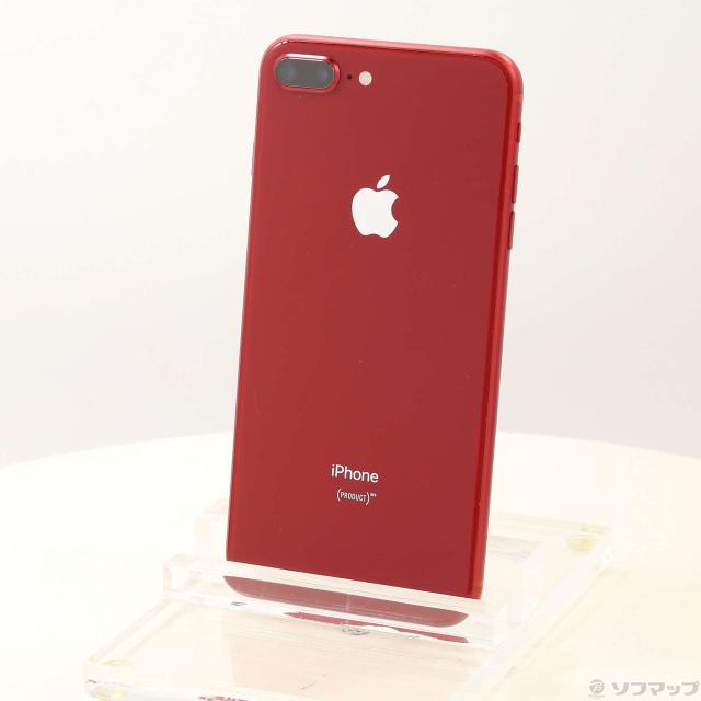 (中古)Apple iPhone8 Plus 64GB プロダクトレッド MRTL2J/A SIMフリー(251-ud)