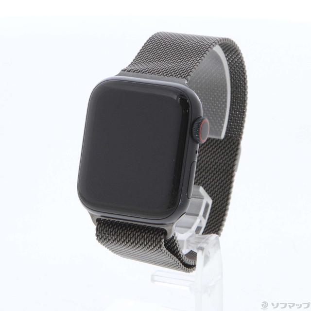 中古)Apple Apple Watch SE 第2世代 GPS + Cellular 40mm ミッドナイト  