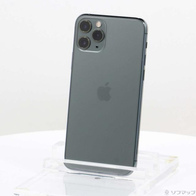 中古)Apple iPhone11 Pro 256GB ミッドナイトグリーン MWCC2J/A