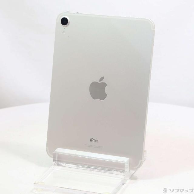 (中古)Apple iPad mini 第6世代 256GB スターライト MK8H3J/A SIMフリー(368-ud) 中古タブレットPC本体