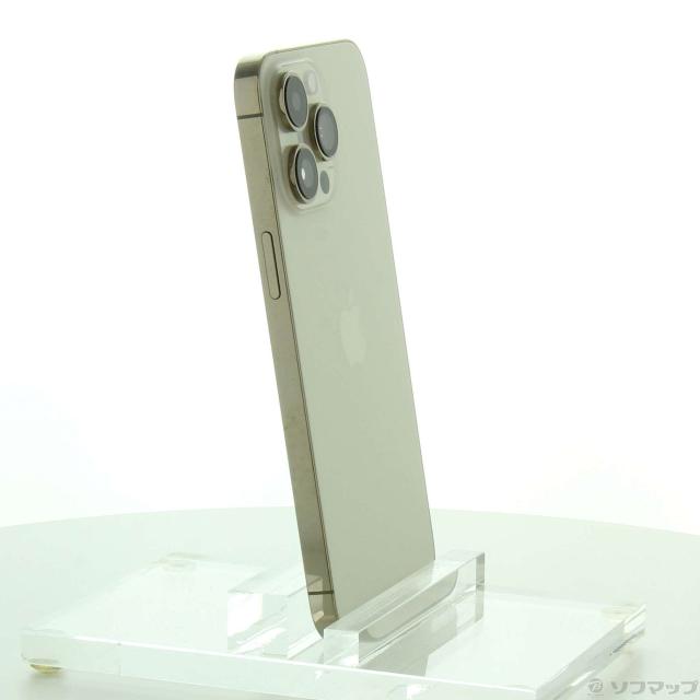 (中古)Apple iPhone14 Pro Max 512GB ゴールド MQ9H3J/A SIMフリー(305-ud)_3