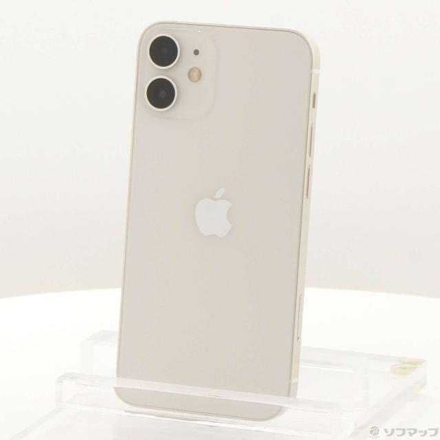 (中古)Apple iPhone12 mini 64GB ホワイト MGA63J/A SIMフリー(297-ud)