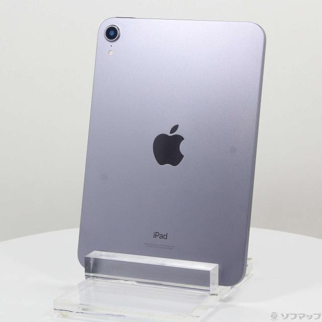 (中古)Apple iPad mini 第6世代 64GB パープル MK7R3J/A Wi-Fi(368-ud) 中古タブレットPC本体