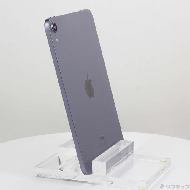 (中古)Apple iPad mini 第6世代 64GB パープル MK7R3J/A Wi-Fi(368-ud) 中古タブレットPC本体