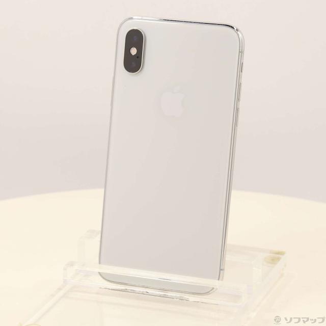 (中古)Apple iPhoneXS 256GB シルバー NTE12J/A SIMフリー(368-ud)