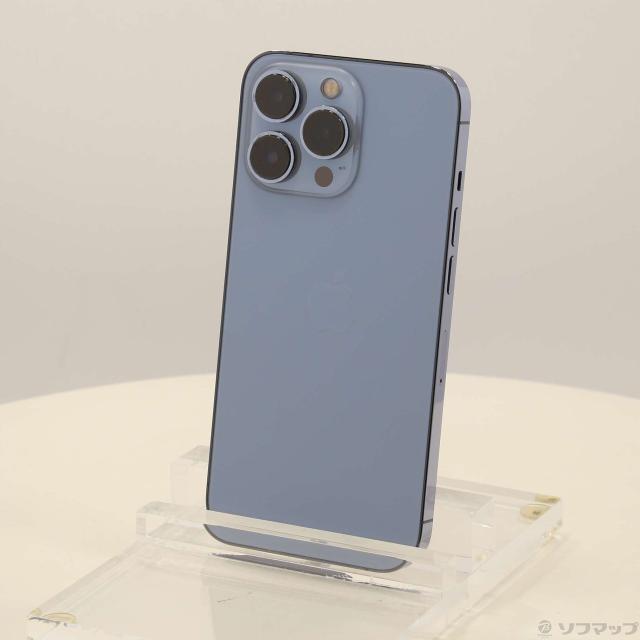 (中古)Apple iPhone13 Pro 128GB シエラブルー MLUK3J/A SIMフリー (ネットワーク利用制限▲)(247-ud)