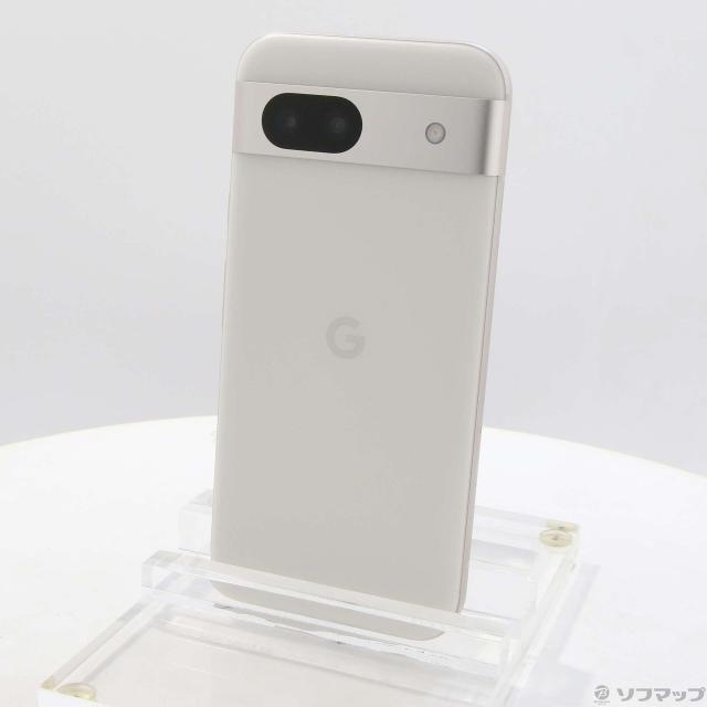 (中古)GOOGLE Google Pixel 8a 128GB ポーセリン GA049 au SIMフリー(349-ud)