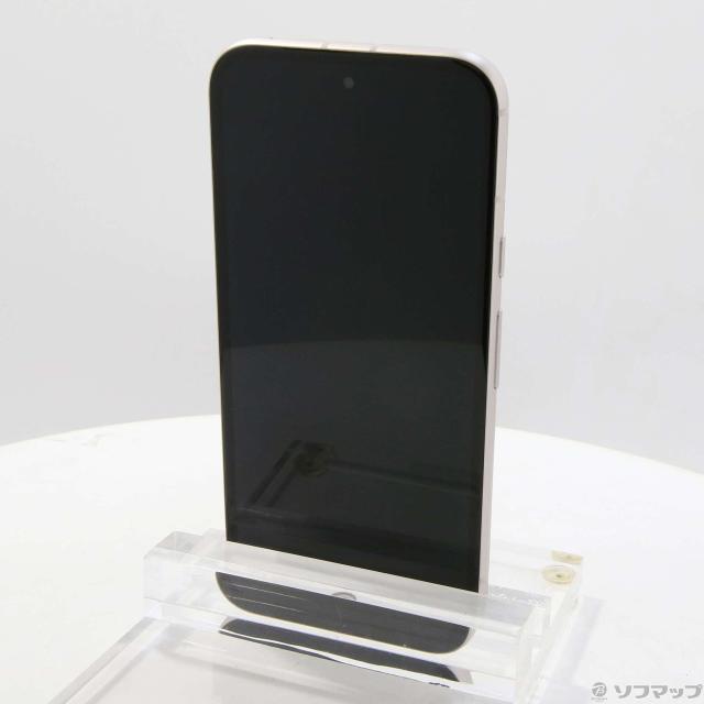 中古)GOOGLE Google Pixel 8a 128GB ポーセリン GA049 au SIM
