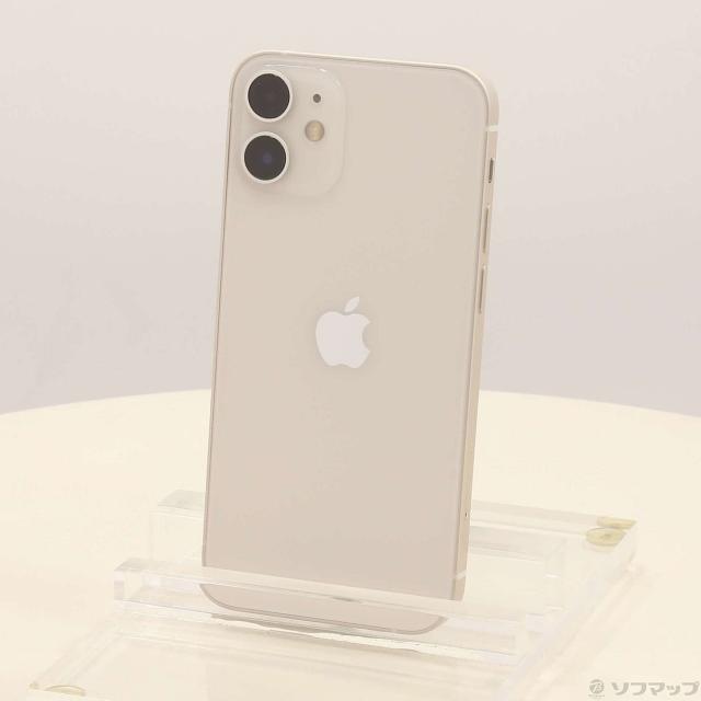 (中古)Apple iPhone12 mini 64GB ホワイト MGA63J/A SIMフリー(377-ud)