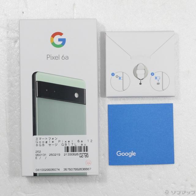 au Google Pixel 6a 128GB Sage simフリー 未使用