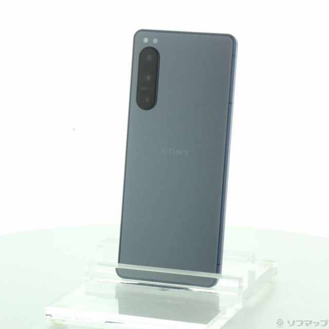 中古)SONY Xperia 5 IV 128GB ブルー SO-54C docomo SIMフリー
