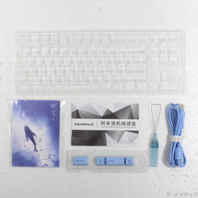 (中古)Varmilo Varmilo VA87M Sea Melody MX Red VA87MR2N/WBPe7Hv 赤軸(262-ud)_4