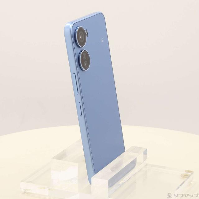 (中古)ZTE Libero 5G IV 128GB ブルー ZESCD1 Y!mobile SIMフリー(348-ud)