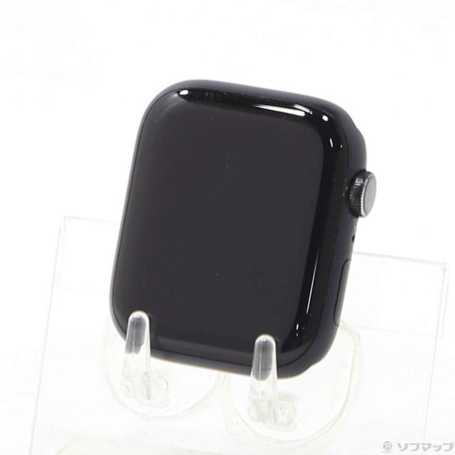 (中古)Apple Apple Watch Series 7 GPS 45mm ミッドナイトアルミニウムケース バンド無し(377-ud)