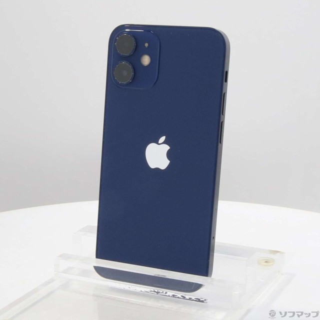 中古)Apple iPhone12 mini 64GB ブルー MGAP3J/A SIMフリー(262-ud)