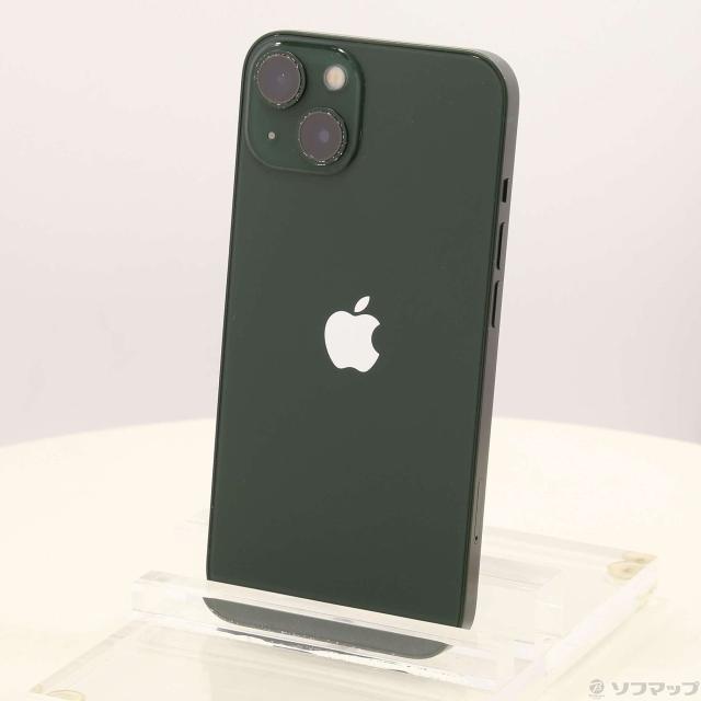 中古)Apple iPhone13 128GB グリーン 3K583J/A SIMフリー(349-ud)