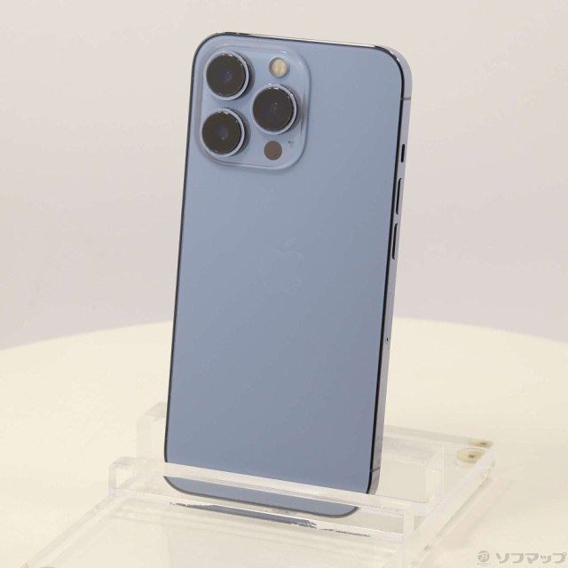 (中古)Apple iPhone13 Pro 256GB シエラブルー MLUU3J/A SIMフリー(348-ud)