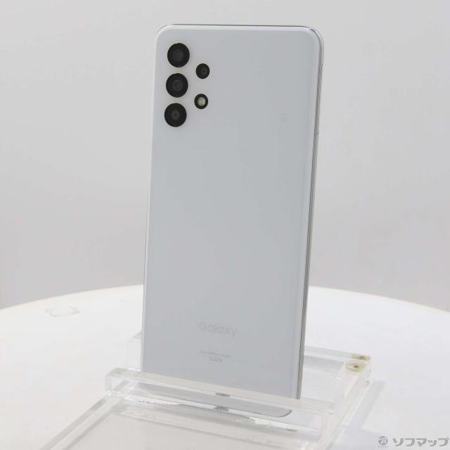 中古)SAMSUNG GALAXY A32 5G 64GB オーサムホワイト SCG08 au