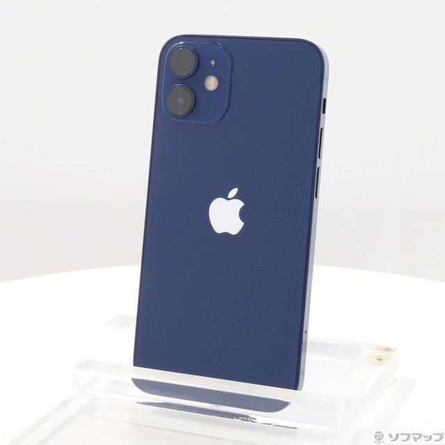 中古)Apple iPhone12 mini 128GB ブルー MGDP3J/A SIMフリー(344-ud)