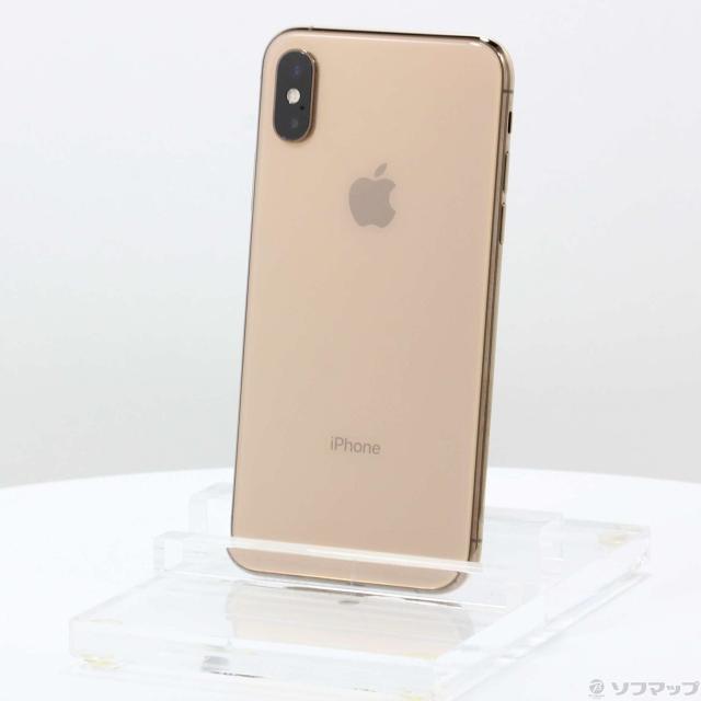 中古)Apple iPhoneXS 256GB ゴールド MTE22J/A SIMフリー(198-ud)