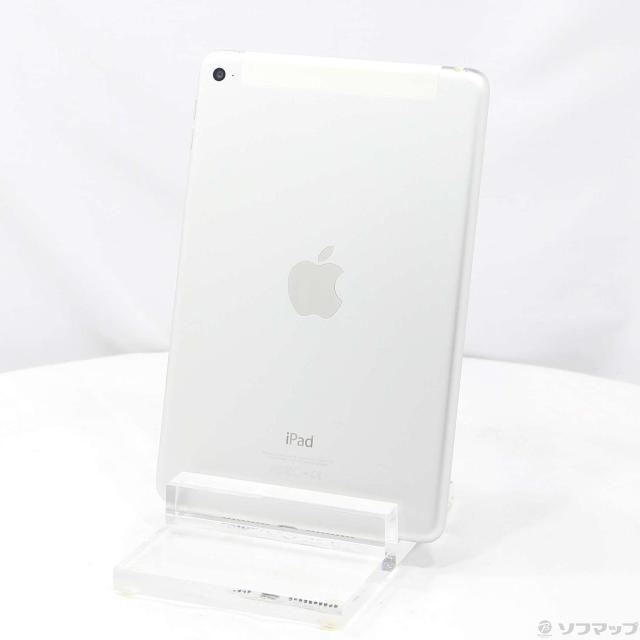 (中古)Apple iPad mini 4 16GB シルバー MK702J/A docomoロック解除SIMフリー(348-ud)