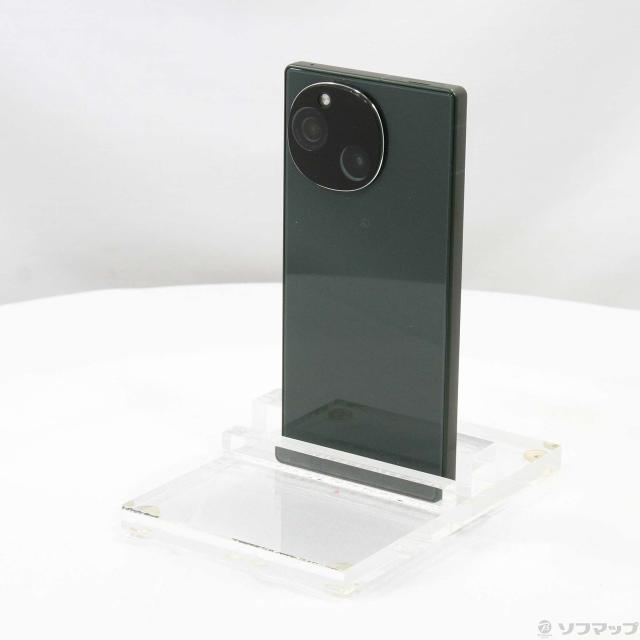 中古)SHARP AQUOS R9 256GB グリーン SH-51E docomo SIMフリー(269-ud)