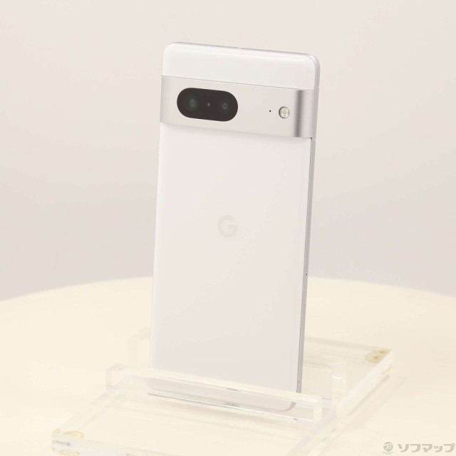 (中古)GOOGLE Google Pixel 7 128GB スノー GOSAT2 Softbank SIMフリー(381-ud)