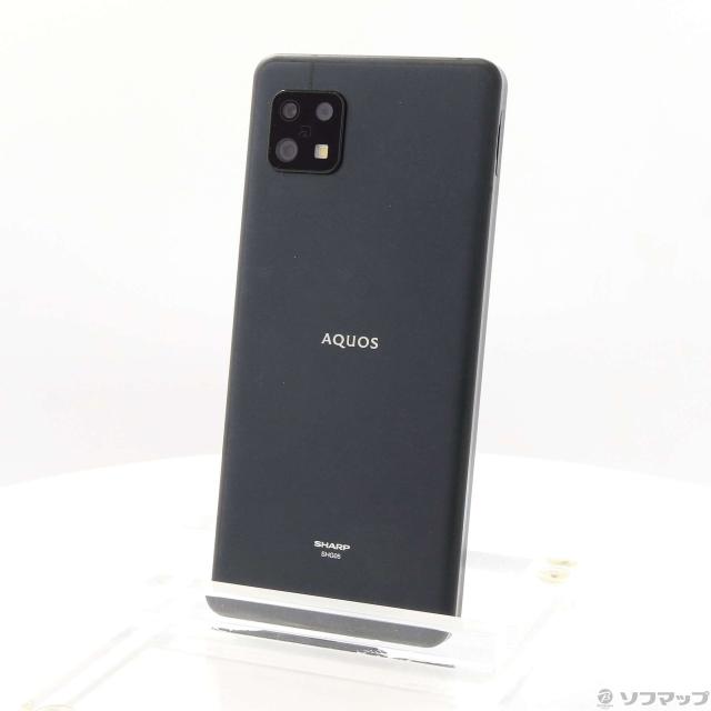 中古)SHARP AQUOS sense6 64GB ブラック SHG05 au SIMフリー(368-ud)