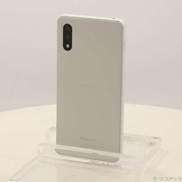 (中古)SONY Xperia Ace II 64GB ホワイト SO-41B docomo(371-ud)