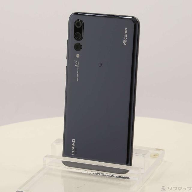 中古)HUAWEI HUAWEI P20 Pro 128GB ブラック HW-01K docomo(352-ud)