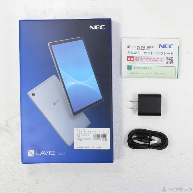 中古)NEC LaVie Tab E TE510/KAS 32GB シルバー PC-TE510KAS Wi