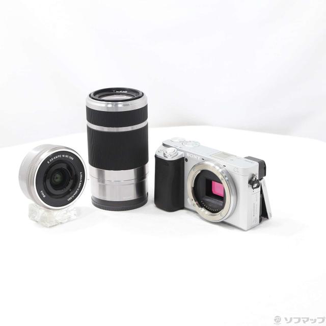中古)SONY α6400 ILCE-6400Y ダブルズームレンズキット シルバー