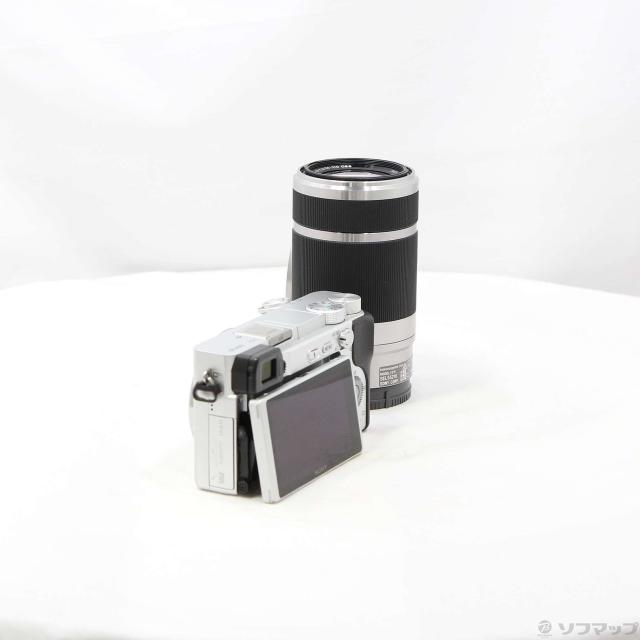 中古)SONY α6400 ILCE-6400Y ダブルズームレンズキット シルバー(258-ud)