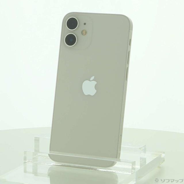 (中古)Apple iPhone12 mini 64GB ホワイト MGA63J/A SIMフリー(198-ud)