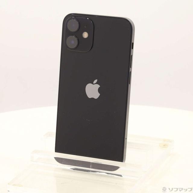 中古)Apple iPhone12 mini 128GB ブラック MGDJ3J/A SIMフリー(258-ud