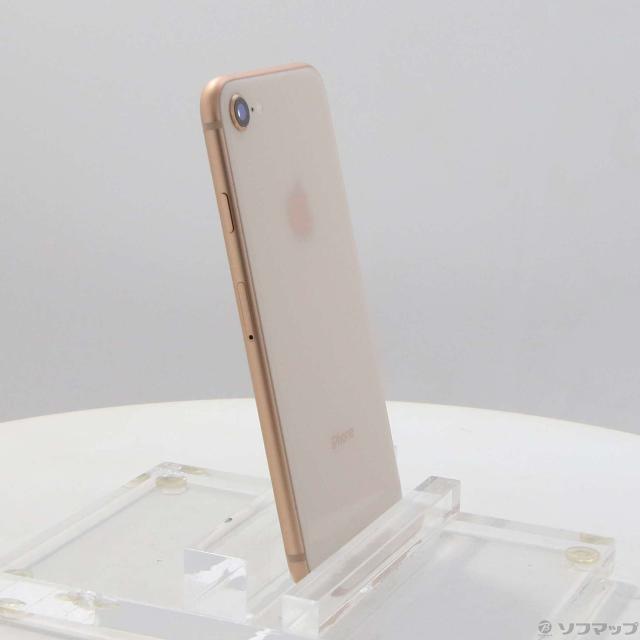 中古)Apple iPhone8 64GB ゴールド MQ7A2J/A SIMフリー(377-ud)